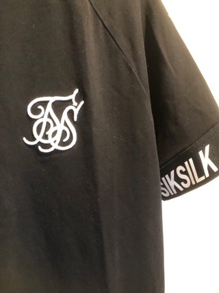 Camiseta SikSilk Negra Talla M