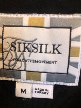 Camiseta SikSilk Negra Talla M