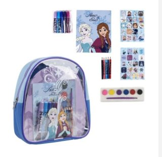 Mochila Frozen con Material Escolar