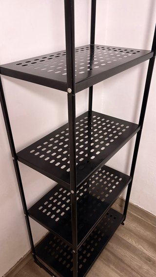 Estantería Metálica Negra