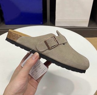 Zuecos Birkenstock Hombre Beige