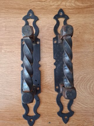 Tiradores Puerta Hierro Forjado (2uds)