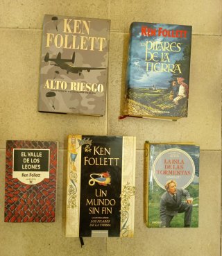 Lote 5 novelas ken Follet