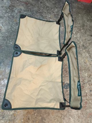 2 Sillas de Camping Quechua Beige