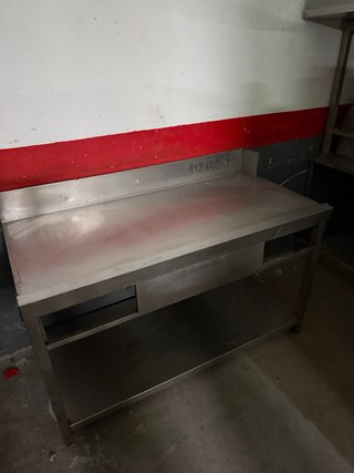 Mesa TRABAJO ACERO inoxidable industrial
