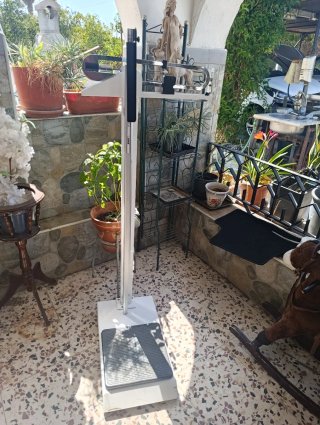 Báscula Farmacia Antigua Peso y Altura