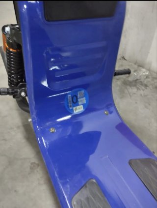 Moto Scooter Eléctrico CityCoco Neón Azul