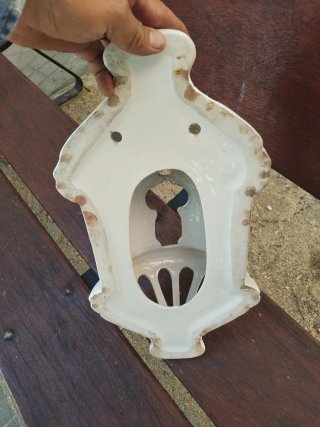 Lámpara aplique terraza vintage cerámica Manises
