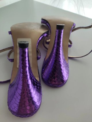Zapatos de fiesta Pierre Cardin morados