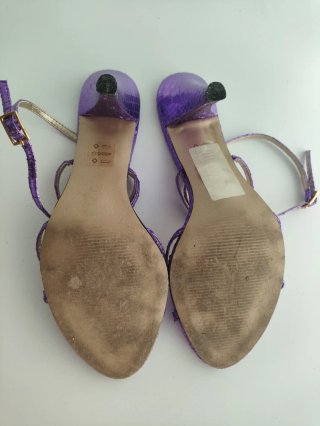 Zapatos de fiesta Pierre Cardin morados