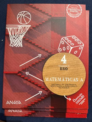 Matemáticas A. 4o de ESO