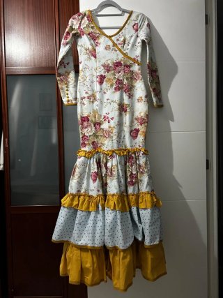 Vestido Gitana Multicolor Talla Única