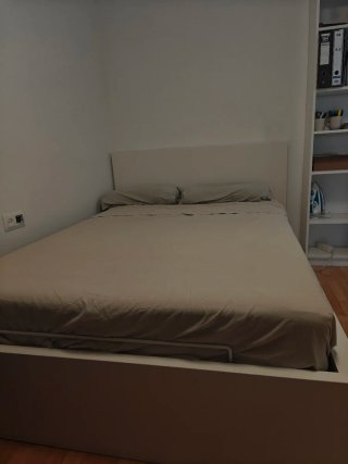 Cama MALM canapé IKEA 140x200 + colchón VALEVAG