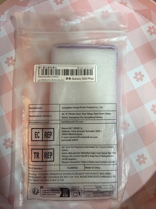 Funda Morada Galaxy S20 Plus