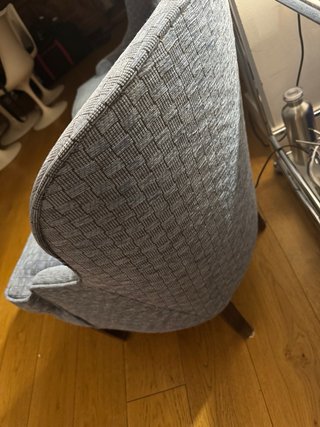 Pareja de butacas de Becara con tejidoGancedo azul