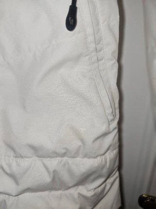 Abrigo Nike Blanco Plumas