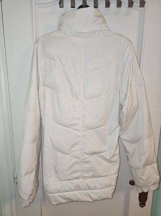 Abrigo Nike Blanco Plumas