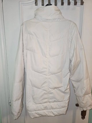 Abrigo Nike Blanco Plumas