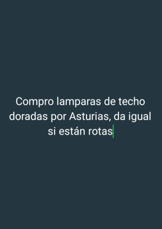 Lamparas de techo doradas