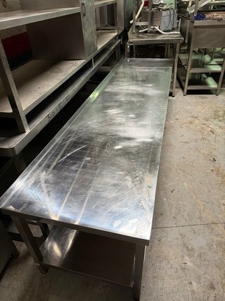 Mesa de acero BAJA COCINA inoxidable industrial