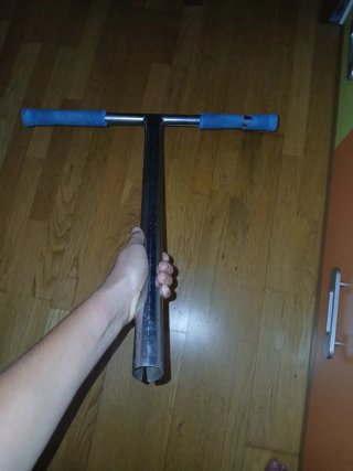 Manillar patinete T-Bar azul