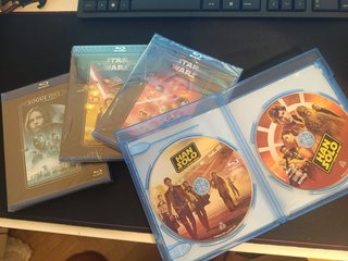 Pack 4 Películas Star Wars Blu-ray