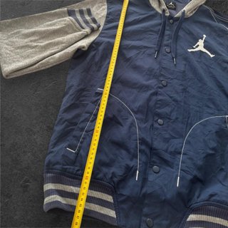 Chaqueta Jordan Sudadera Azul Marino y Gris