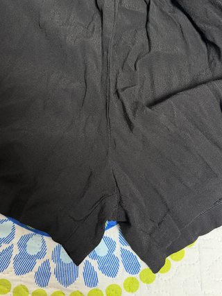Falda corta negra Zara Talla L