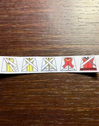 Napoleonic military uniform decals n.20 x lego