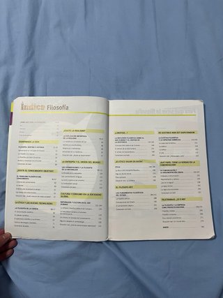 Filosofía 1, primer curso de bachillerato