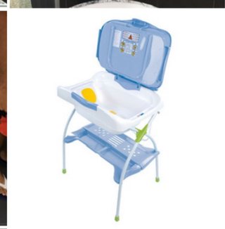 Bañera para bebé con soporte