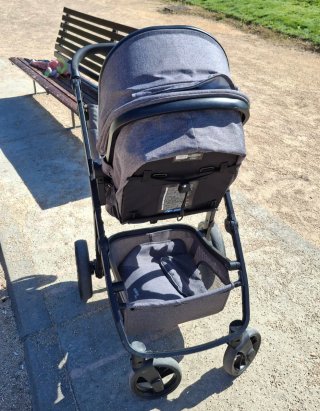 Carro Bebe Gris Asalvo