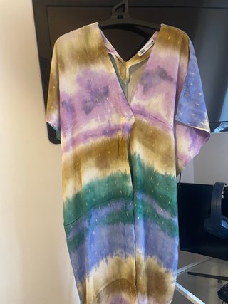 Caftán Zara Talla XS Multicolor