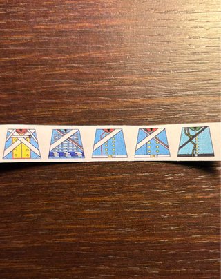 Napoleonic military uniform decals n.23 x lego