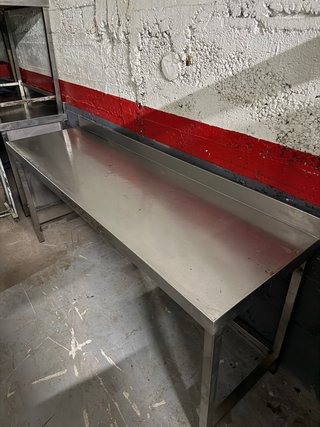 Mesa de acero COCINA inoxidable industrial