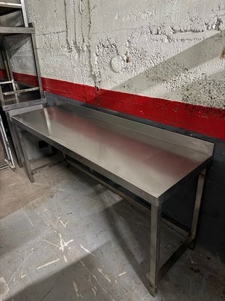 Mesa de acero COCINA inoxidable industrial