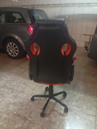 Silla Gamer Negra y Naranja