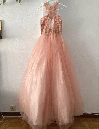 Vestido de quinceañera rosa