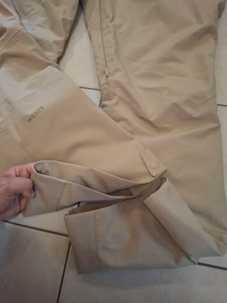 Bretelle per pantaloni beige e nero