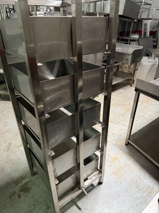 Estantería industrial LAVAR DESAGÜE  inox