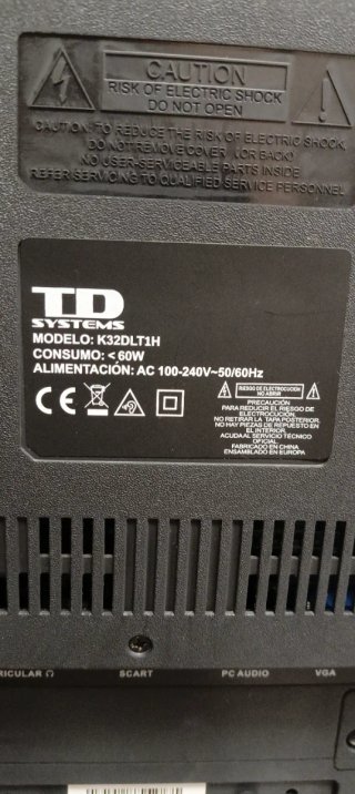 Televisor TD 32 Negro