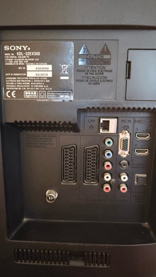 Televisor Sony Bravia Negro/Gris de 32 pulgadas