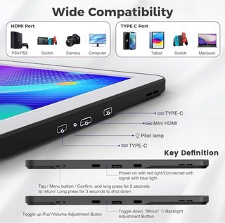 Monitor portátil 14” Full HD IPS Kwumsy F1S Nuevo
