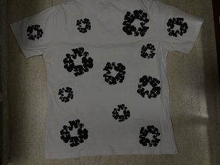 Camiseta Denim Tears Blanca Estampada