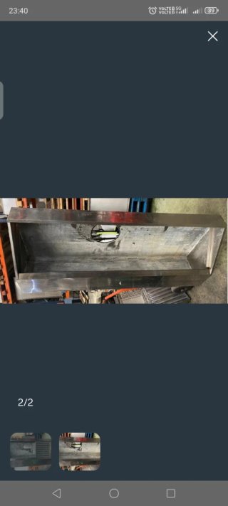 Campana Extractora Industrial Inoxidable
