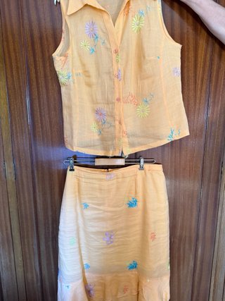 Conjunto verano naranja