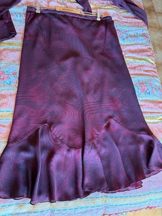 Conjunto Blusa y Falda Estampado