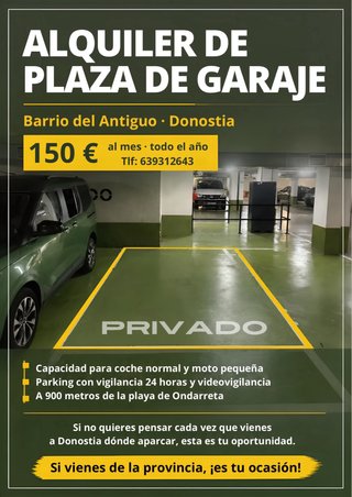Plaza garaje