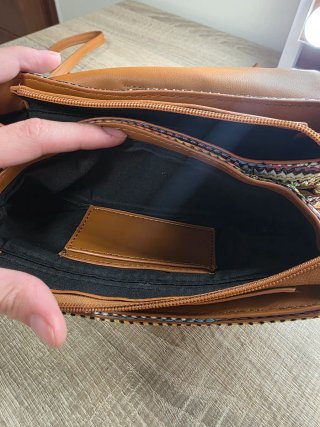 Bolso bandolera tejido multicolor