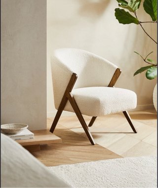 Butaca Boucle Zara Home Beige